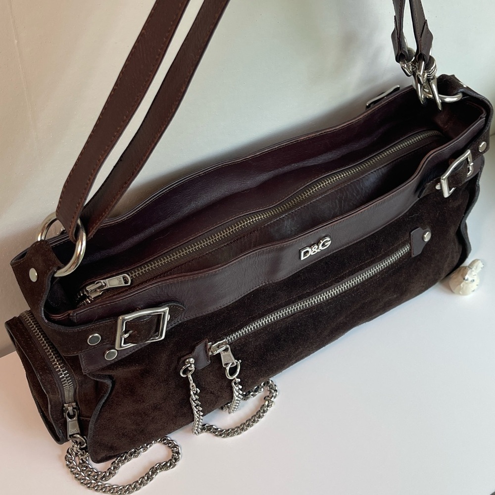 Dolce & Gabbana 1970 Vintage Leather Shoulder Bag - Picture 11 of 16